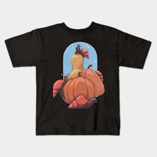 Are there snails on our pumpkins? Kids T-Shirt